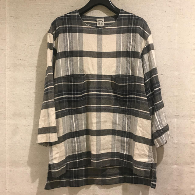 SUNSEA(サンシー)のSUNSEA Check Odd-Sleeve Pull Over Tee 2 メンズのトップス(シャツ)の商品写真