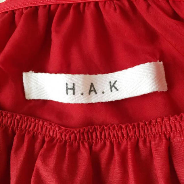 H.A.K(ハク)の★☆SALE☆★ミモレ丈赤スカート レディースのスカート(ひざ丈スカート)の商品写真