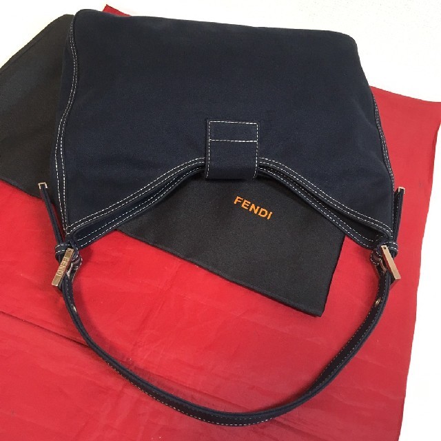 FENDI フェンディ　デニム　マープル　ショルダーバッグ