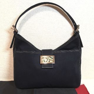 フェンディ(FENDI)のフェンディ　デニム　マーブル　バケット(ショルダーバッグ)