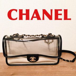 シャネル(CHANEL)のCHANEL 正規品チェーンバッグ 2019ss クリアバッグ(ショルダーバッグ)