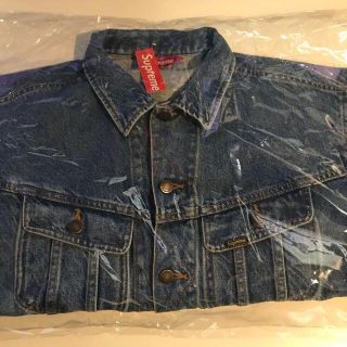 シュプリーム(Supreme)のL 青 Supreme New York Trucker Jacket(Gジャン/デニムジャケット)