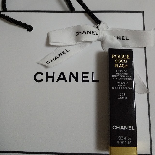 CHANEL(シャネル)の早い者勝ち★限定色★シャネル★ルージュココフラッシュ 208 ルミエール★ コスメ/美容のベースメイク/化粧品(口紅)の商品写真