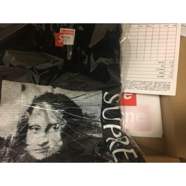 正規オンライン購入 supreme Mona Lisa Tee 黒 M モナリザ