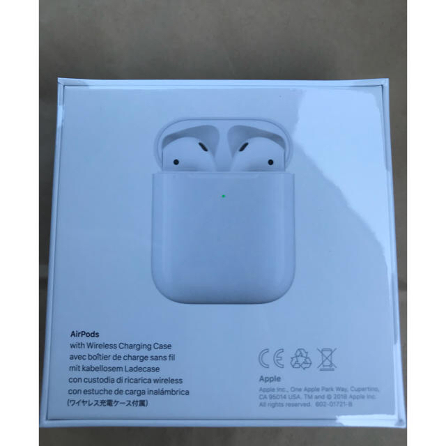 airpods 新品 ワイヤレス充電 正規品 apple