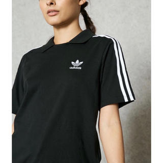 アディダス(adidas)のadidas アディダスオリジナルス レディースボロ Tシャツ Mサイズ(Tシャツ(半袖/袖なし))