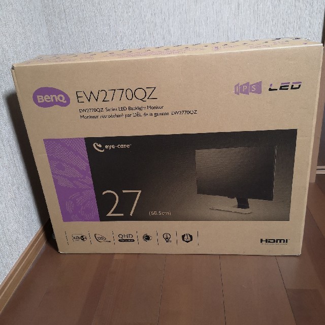 Benq EW2770QZ   27インチIPS液晶モニター　ディスプレイ