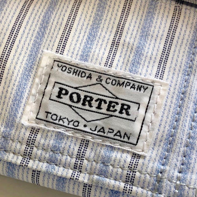 PORTER/限定/吉田カバン/ストライプ/財布/コットン/70周年/ウォレット