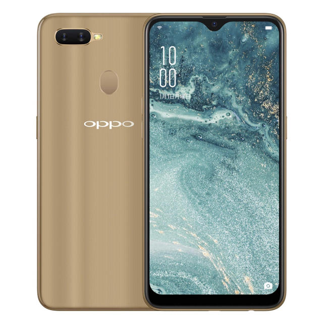 OPPO(オッポ) AX7 ゴールド スマホ本体 新品未使用のサムネイル