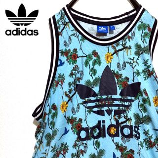 アディダス(adidas)のadidas originals タンクトップ 総柄 トレフォイルロゴ(タンクトップ)