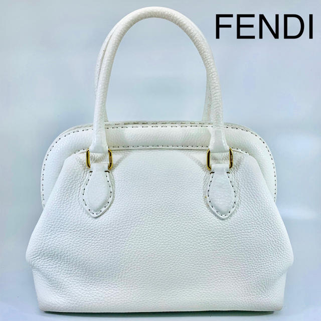 極美品 FENDI  フェンディ レザー セレリア トートバッグ