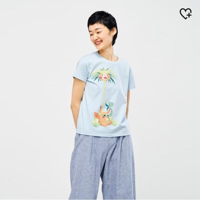 UNIQLO(ユニクロ)の★即発送★UNIQLO ポケモン Tシャツ Lサイズ レディースのトップス(Tシャツ(半袖/袖なし))の商品写真