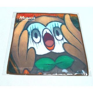 ポケモン - モクロー ムンク展 タオル ハンカチ マイクロ ポケモン - モクロー ムンク展 タオル ハンカチ マイクロ