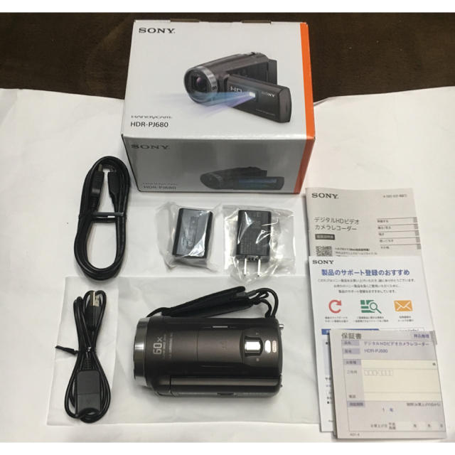ソニー SONY ビデオカメラ Handycam  HDR-PJ680 TIビデオカメラ