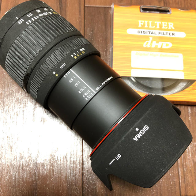 sigma 望遠レンズ 18mm-200mm canon EFマウント