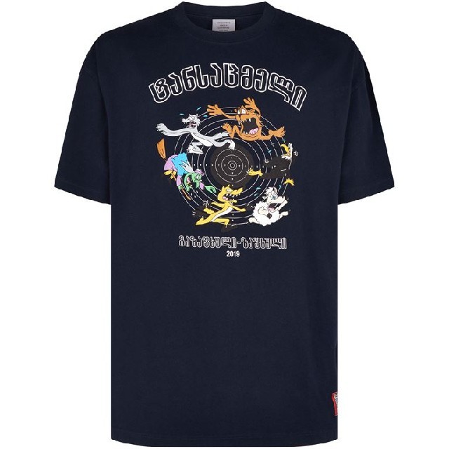 トップスVETEMENTS☆Cartoon Logo Tシャツ ヴェトモン登坂NAOTO