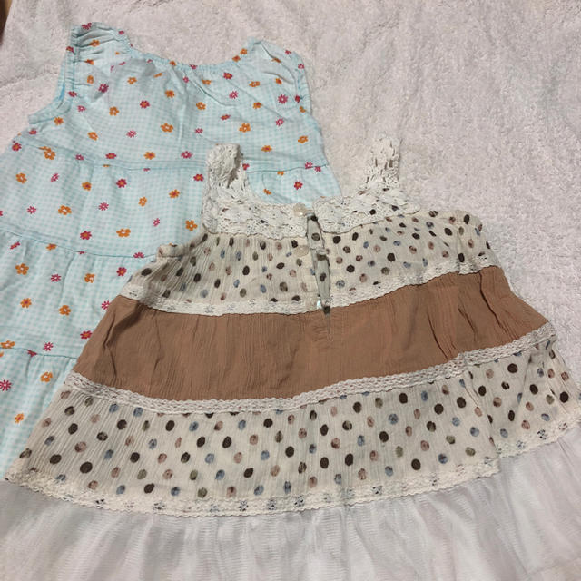 UNIQLO(ユニクロ)のワンピース チュニックセット キッズ/ベビー/マタニティのキッズ服女の子用(90cm~)(ワンピース)の商品写真