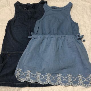 ベビーギャップ(babyGAP)のノースリーブワンピース 100(ワンピース)