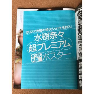 水樹奈々 独占撮り下ろし&特製ポスター(ポスター)