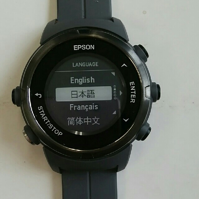 EPSON(エプソン)の【値下】エプソンwristableGPS  j-350 メンズの時計(腕時計(デジタル))の商品写真