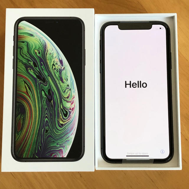 極美品 XS MAX 512GB Softbank スペースグレイ - スマートフォン本体