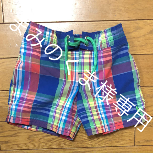 Ralph Lauren(ラルフローレン)の新品 ラルフローレン 2T/95cm チェック柄 水着 キッズ/ベビー/マタニティのキッズ服男の子用(90cm~)(水着)の商品写真