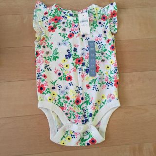 ベビーギャップ(babyGAP)のGAP 花柄ロンパース(ロンパース)