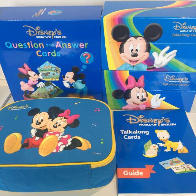本物の Disney 【美品】2011年購入！ディズニー英語 両面デジタルトークアロング・QAカード 知育玩具 