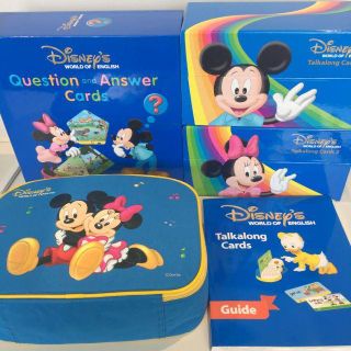 ディズニー(Disney)の【美品】2011年購入！ディズニー英語　両面デジタルトークアロング・Q&Aカード(知育玩具)