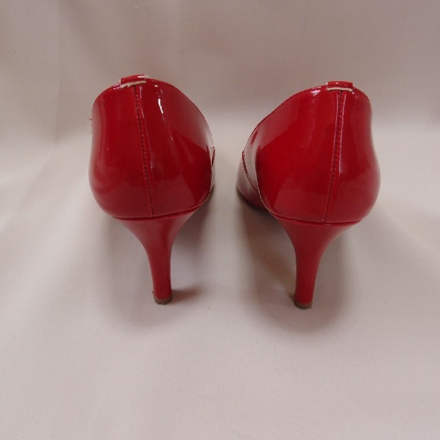 Adam et Rope'(アダムエロぺ)のアダムエロぺ ルジュン パンプス 赤 レディースの靴/シューズ(ハイヒール/パンプス)の商品写真