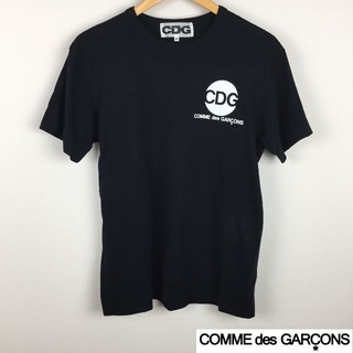 コムデギャルソン(COMME des GARCONS)の美品 コムデギャルソン 半袖Tシャツ ブラック サイズM(Tシャツ/カットソー(半袖/袖なし))