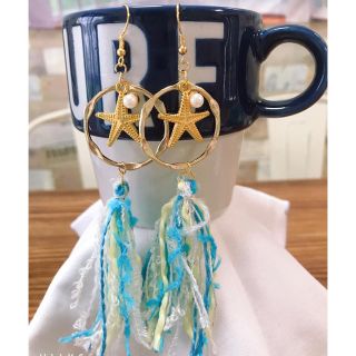 ヒトデタッセルピアス✩.*˚(ピアス)