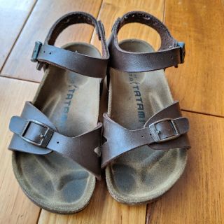 ビルケンシュトック(BIRKENSTOCK)のタタミ　ビルケンシュトック　１７センチ　27　中古　サンダル　キッズ(サンダル)