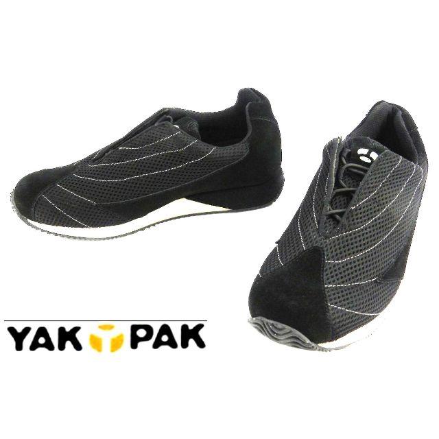 YAK PAK(ヤックパック)の22.5cm✨メッシュスニーカー スリッポン黒 YAKPAK 701 BK225 レディースの靴/シューズ(スニーカー)の商品写真