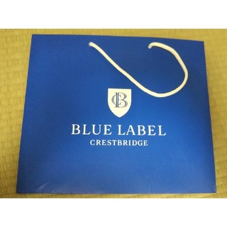 バーバリーブルーレーベル(BURBERRY BLUE LABEL)のBLUE LABEL CRESTBRIDGE 紙袋(ショップ袋)