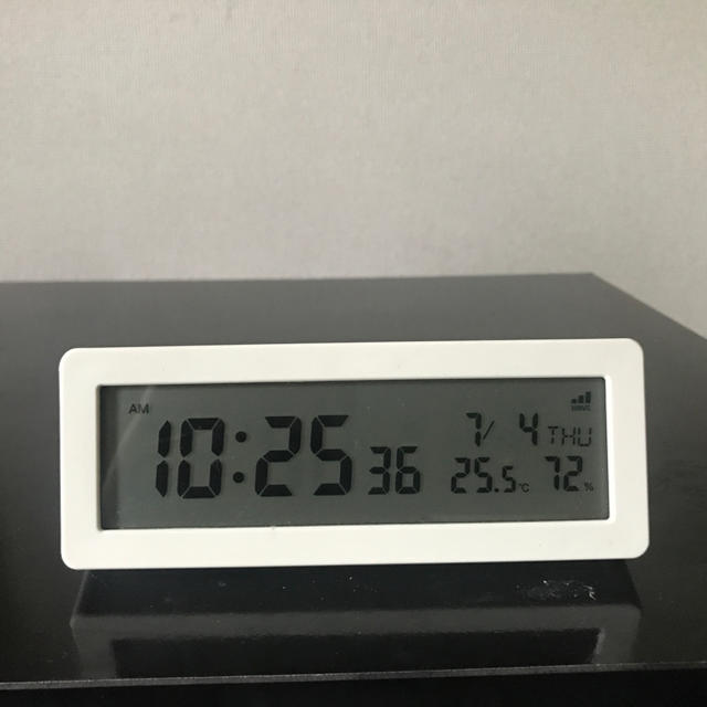 MUJI (無印良品)(ムジルシリョウヒン)の無印良品の時計 インテリア/住まい/日用品のインテリア小物(置時計)の商品写真