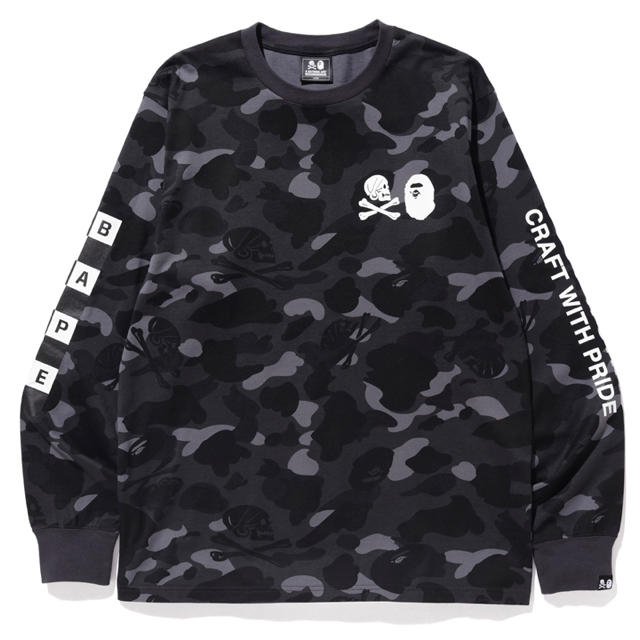 A BATHING APE(アベイシングエイプ)のsubway様 BAPE® NBHD CAMO LONG SLEEVE TEE メンズのトップス(Tシャツ/カットソー(七分/長袖))の商品写真