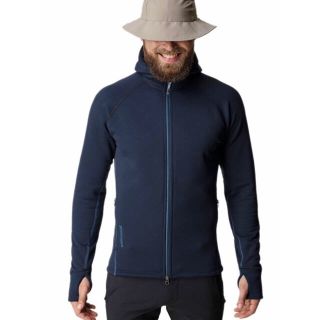 パタゴニア(patagonia)のフーディニ パワーフーディ M ブルーイリュージョン 新品未使用(登山用品)