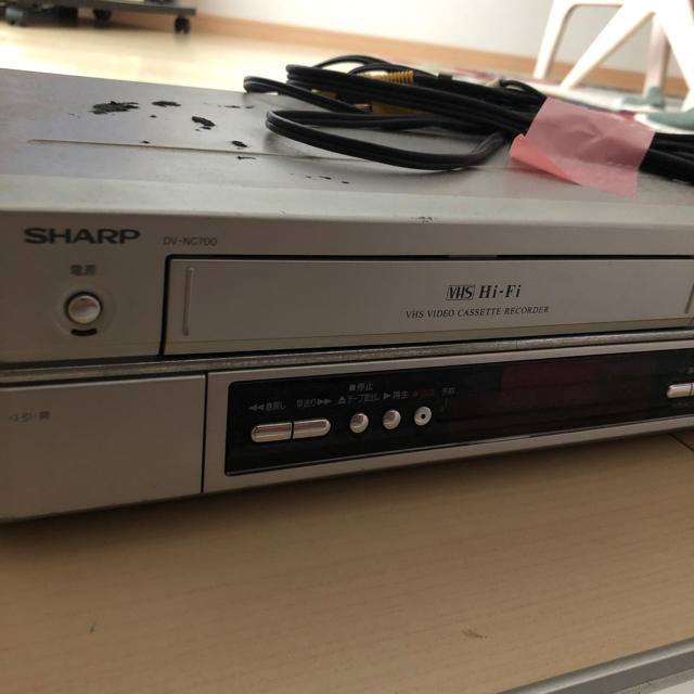 SHARP(シャープ)のDVDプレイヤー ビデオデッキ スマホ/家電/カメラのテレビ/映像機器(DVDプレーヤー)の商品写真