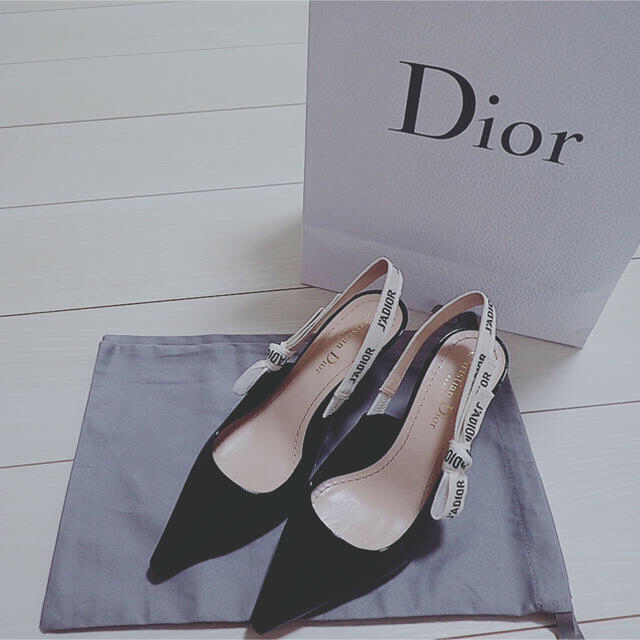 dior エナメルパンプス♡