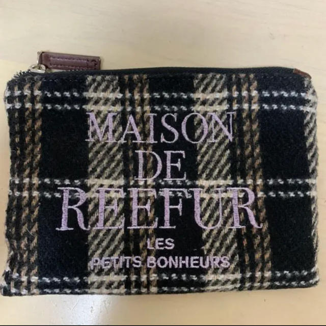 Maison de Reefur(メゾンドリーファー)の☆最終値下げ☆ Maison de reefur ポーチ 黒 レディースのファッション小物(ポーチ)の商品写真