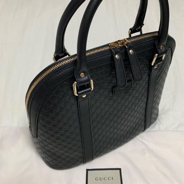 Gucci - GUCCI シマレザーハンドバッグの通販 by MIY★'s shop｜グッチならラクマ