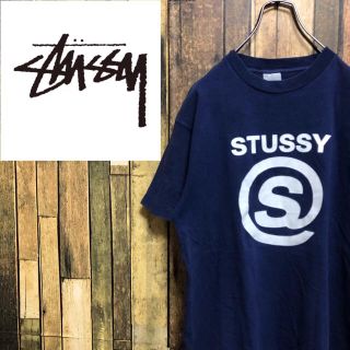 ステューシー(STUSSY)の【もんもん様専用☆】ステューシーstussy☆USA製ビッグロゴプリントTシャツ(Tシャツ/カットソー(半袖/袖なし))