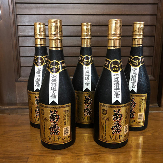 菊の露 ＶＩＰ GOLD  泡盛 5本