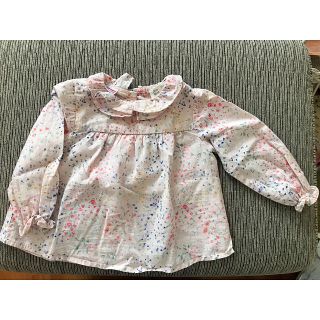 ザラキッズ(ZARA KIDS)のザラベビー  74  花柄 ブラウス(シャツ/カットソー)