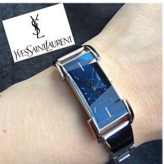 サンローラン 腕時計(レディース)（ブルー・ネイビー/青色系）の通販 