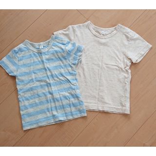 ムジルシリョウヒン(MUJI (無印良品))の専用！無印☆Tシャツ2枚セット 80(Ｔシャツ)