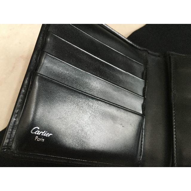 Cartier - カルティエ ラブコレクション レザー 三つ折り財布の Cartier - カルティエ ラブコレクション レザー 三つ折り財布の