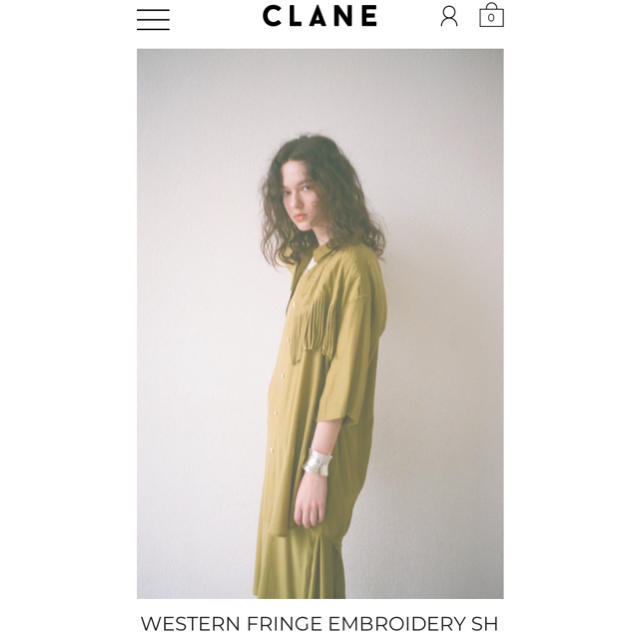 CLANE フリンジオーバーシャツ レディースのトップス(シャツ/ブラウス(長袖/七分))の商品写真