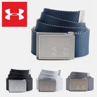 アンダーアーマー(UNDER ARMOUR)のUnder Armour ウェビングベルト2.0 リバーシブルタイプ　ホワイト(その他)